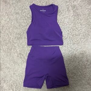 Purple Workout Set by Paragon